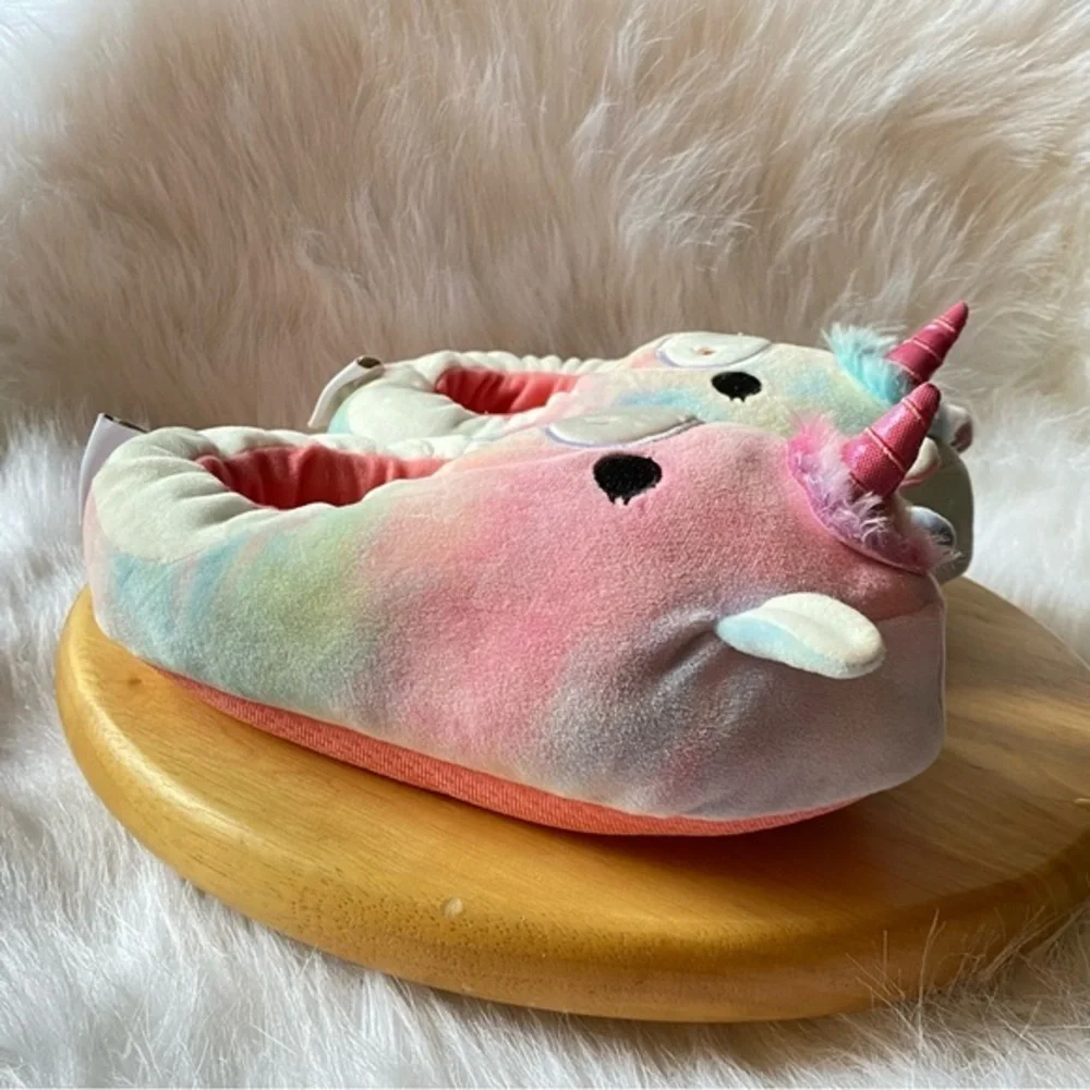 Squish mallows Slipper‎ Girls Size 4-5 Slip On Pink-Blue